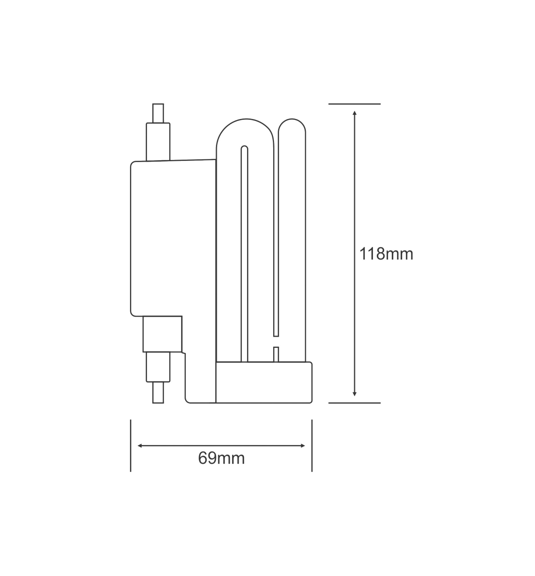 Luxline Supreme Compact Fluorescent Luxram Double Ended